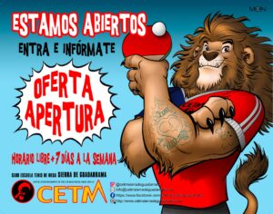SI TE GUSTA EL TENIS DE MESA Y VIVES EN COLLADO VILLALBA O POR LA ZONA Y QUIERES APRENDER EL DEPORTE O SI SIEMPRE TE HA GUSTADO.... VENTE CON NOSOTROS